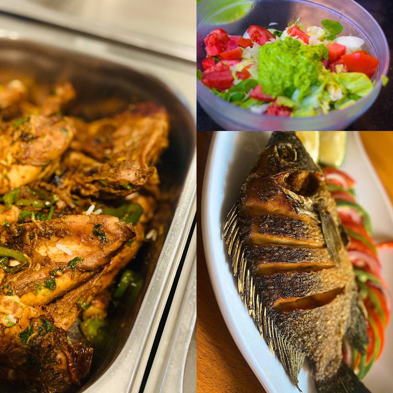 Grilled dish